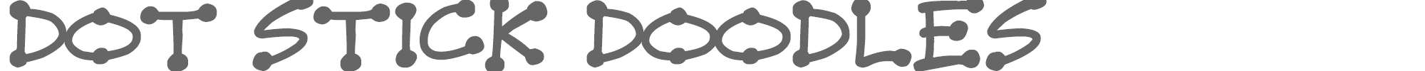 Dot Stick Doodles Dot Stick Doodles.ttf font preview